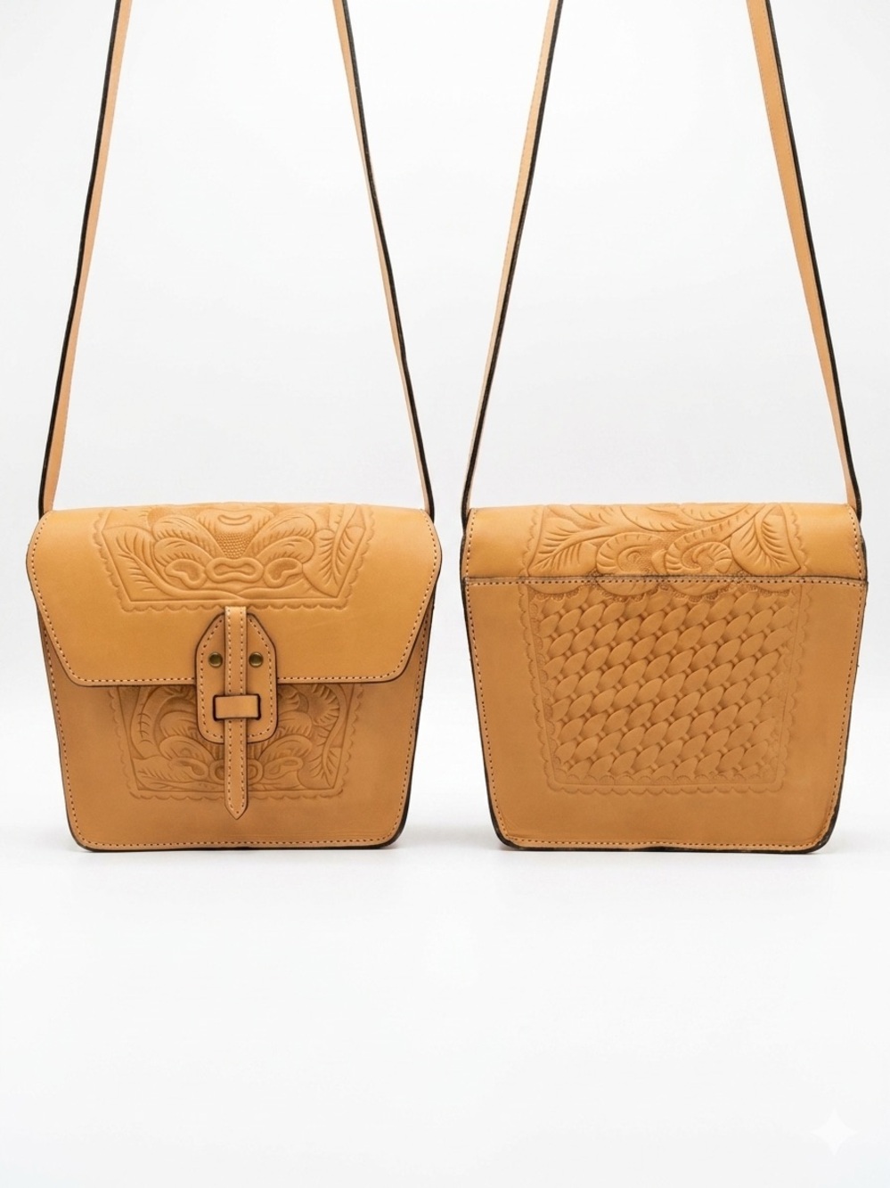 Patricia Nash Marciana Small Leather Crossbody Boho Bag - Picture 2 of 5